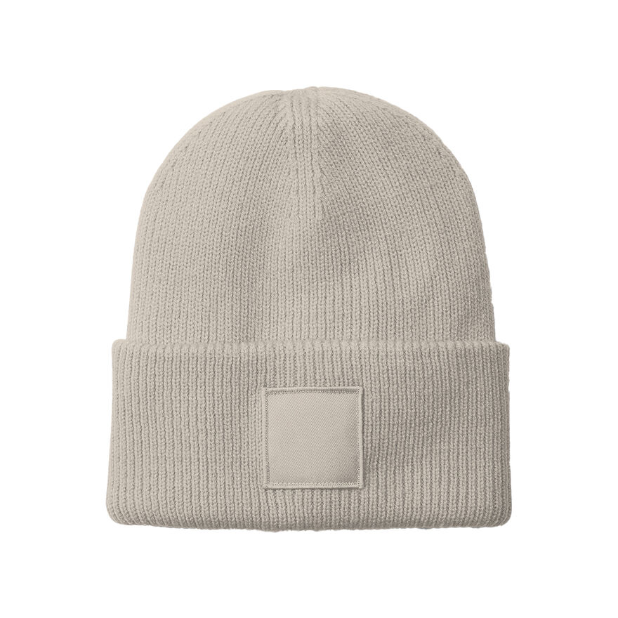 Deep Cuffed Tonal Patch Beanie